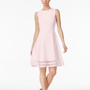 Calvin Klein size 4 light pink blush dress
